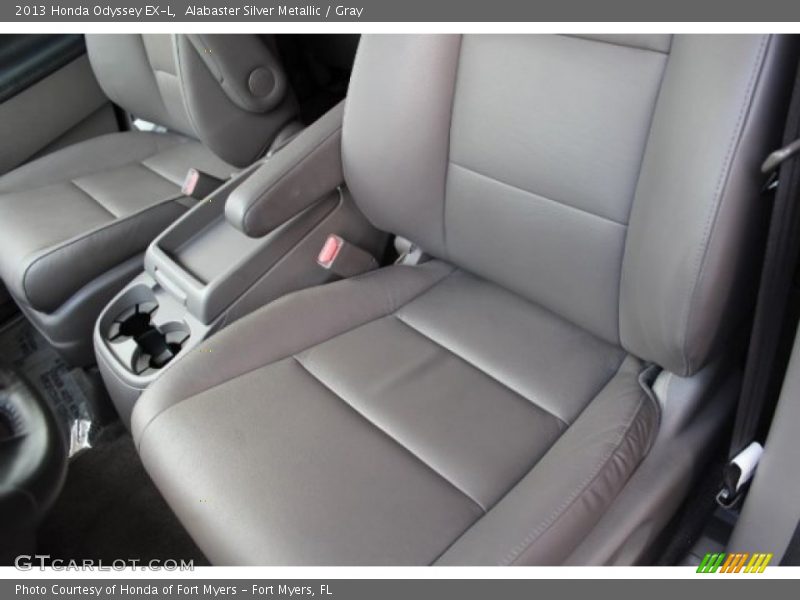 Alabaster Silver Metallic / Gray 2013 Honda Odyssey EX-L