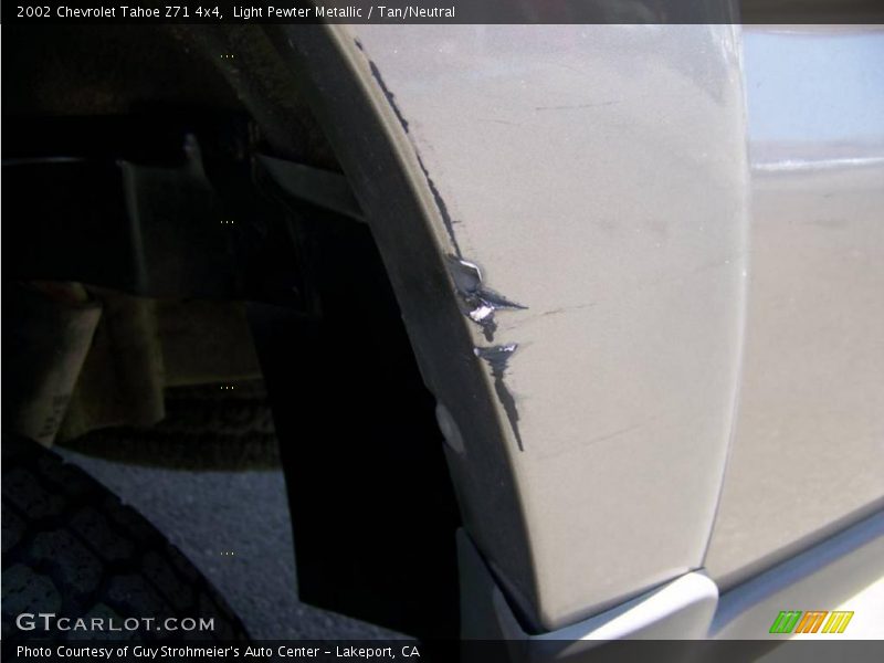 Light Pewter Metallic / Tan/Neutral 2002 Chevrolet Tahoe Z71 4x4