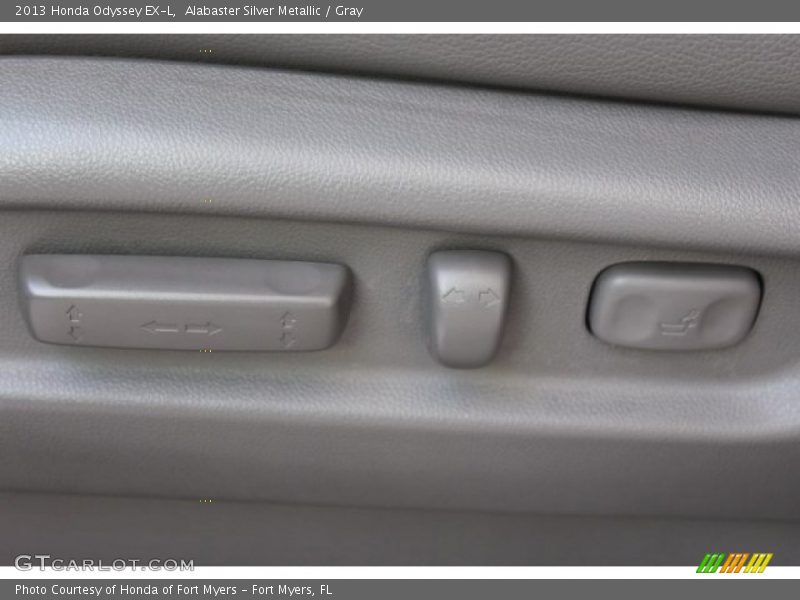 Alabaster Silver Metallic / Gray 2013 Honda Odyssey EX-L