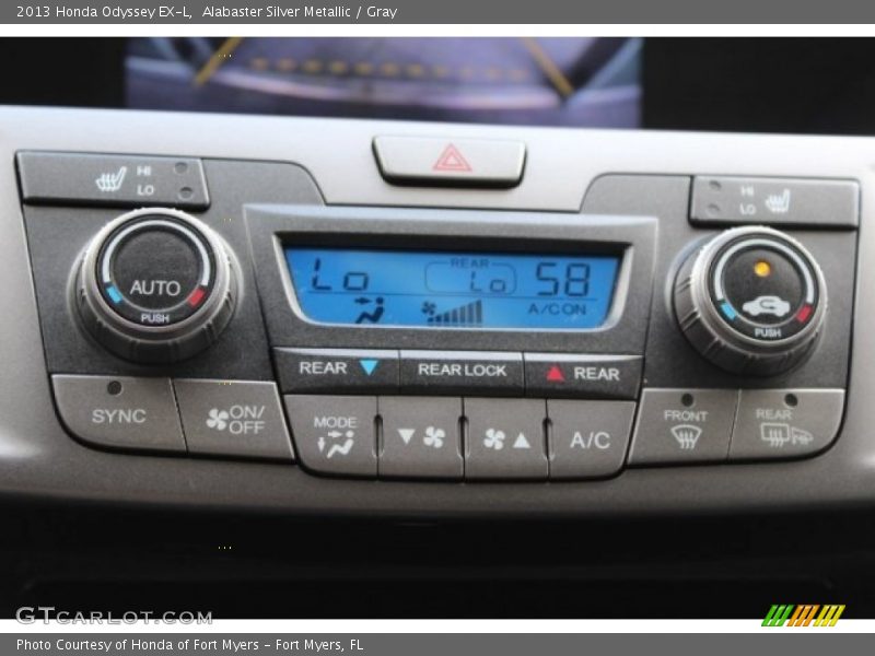Alabaster Silver Metallic / Gray 2013 Honda Odyssey EX-L