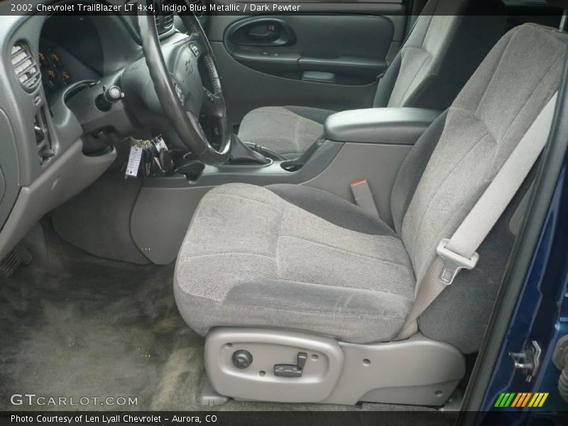 Indigo Blue Metallic / Dark Pewter 2002 Chevrolet TrailBlazer LT 4x4