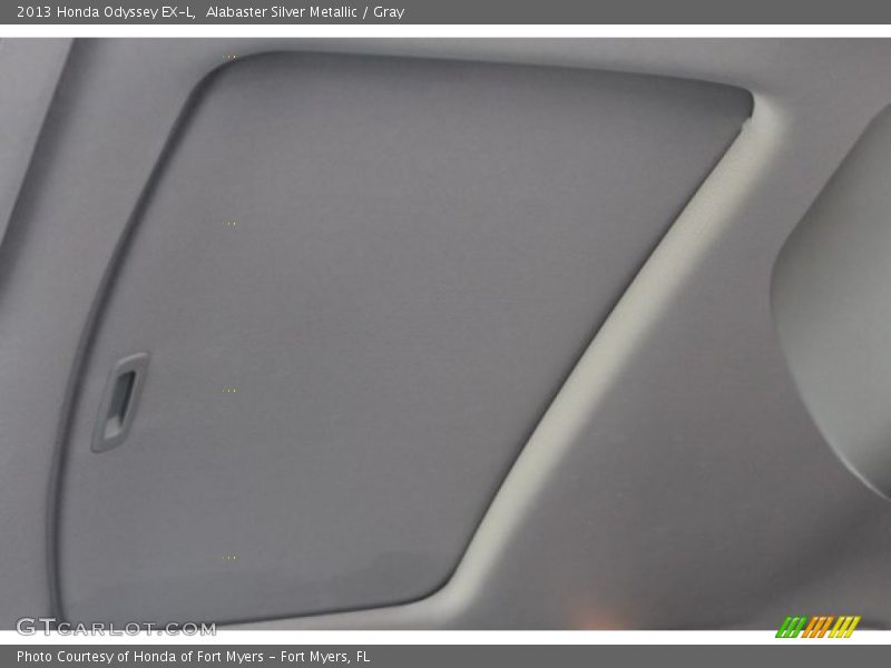 Alabaster Silver Metallic / Gray 2013 Honda Odyssey EX-L