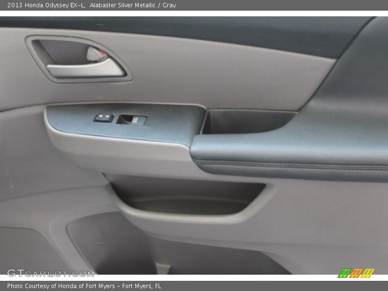 Alabaster Silver Metallic / Gray 2013 Honda Odyssey EX-L