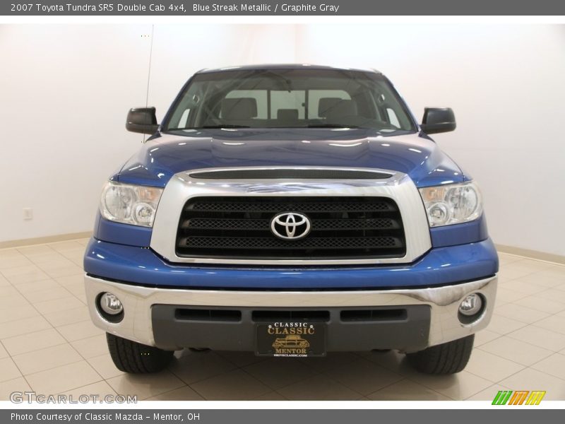 Blue Streak Metallic / Graphite Gray 2007 Toyota Tundra SR5 Double Cab 4x4