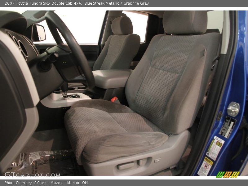 Blue Streak Metallic / Graphite Gray 2007 Toyota Tundra SR5 Double Cab 4x4