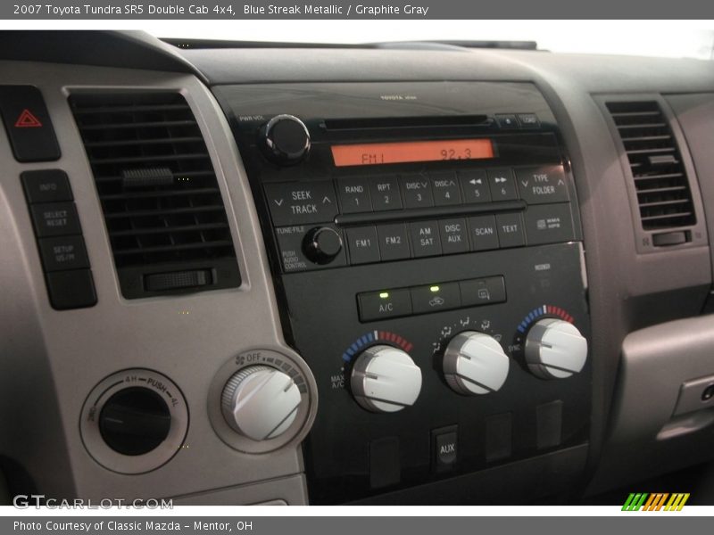 Blue Streak Metallic / Graphite Gray 2007 Toyota Tundra SR5 Double Cab 4x4