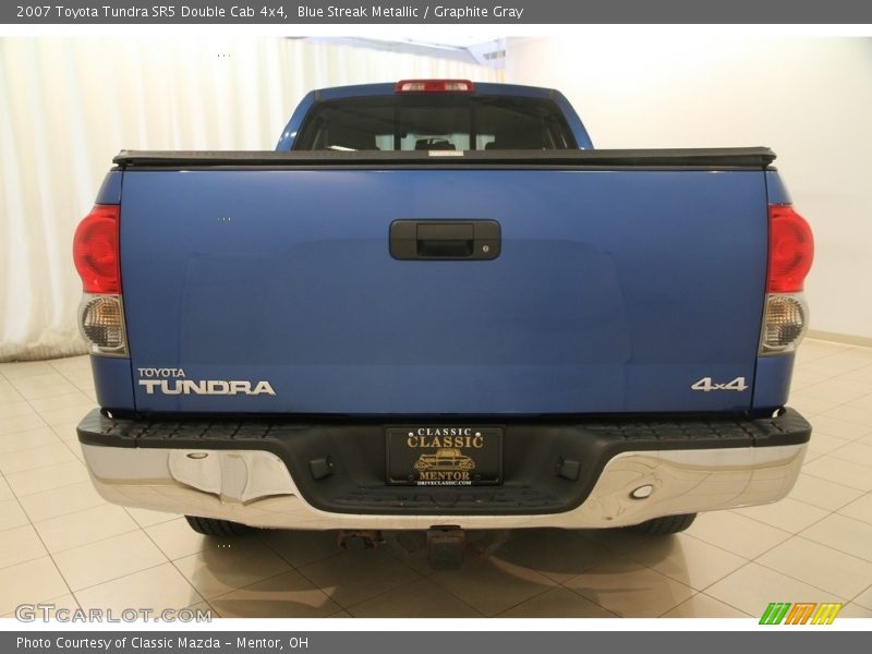 Blue Streak Metallic / Graphite Gray 2007 Toyota Tundra SR5 Double Cab 4x4