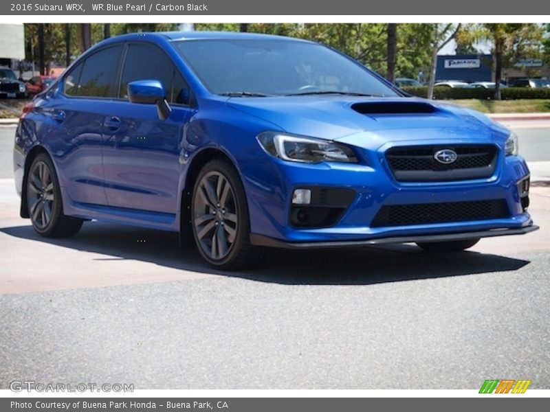 WR Blue Pearl / Carbon Black 2016 Subaru WRX