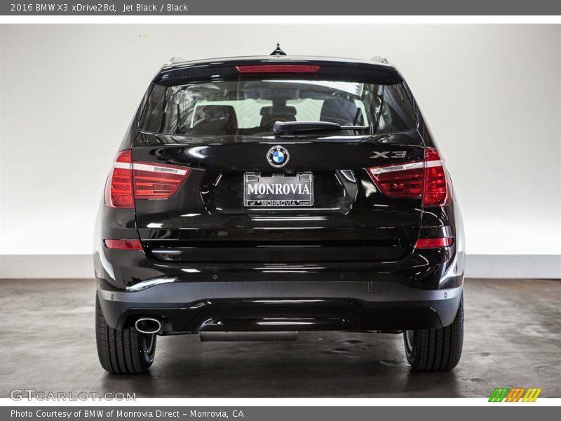 Jet Black / Black 2016 BMW X3 xDrive28d