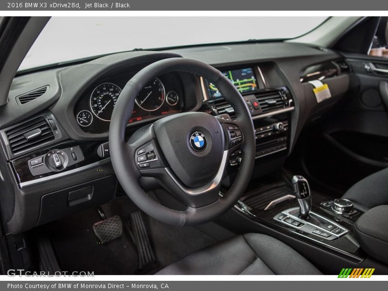 Jet Black / Black 2016 BMW X3 xDrive28d