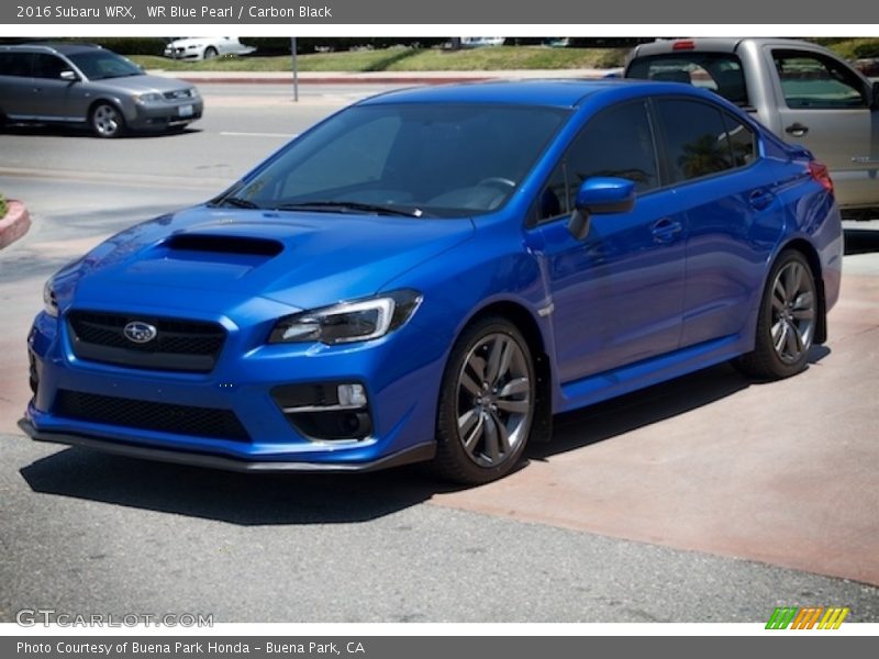 WR Blue Pearl / Carbon Black 2016 Subaru WRX