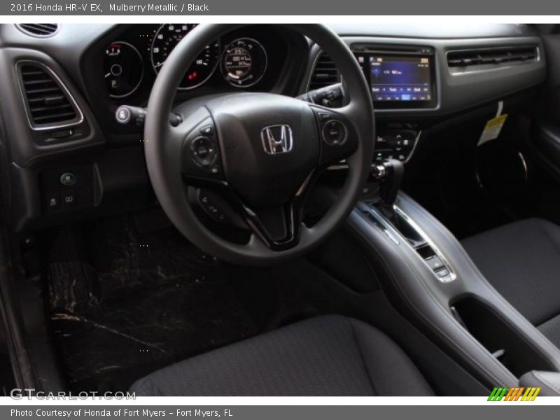 Mulberry Metallic / Black 2016 Honda HR-V EX