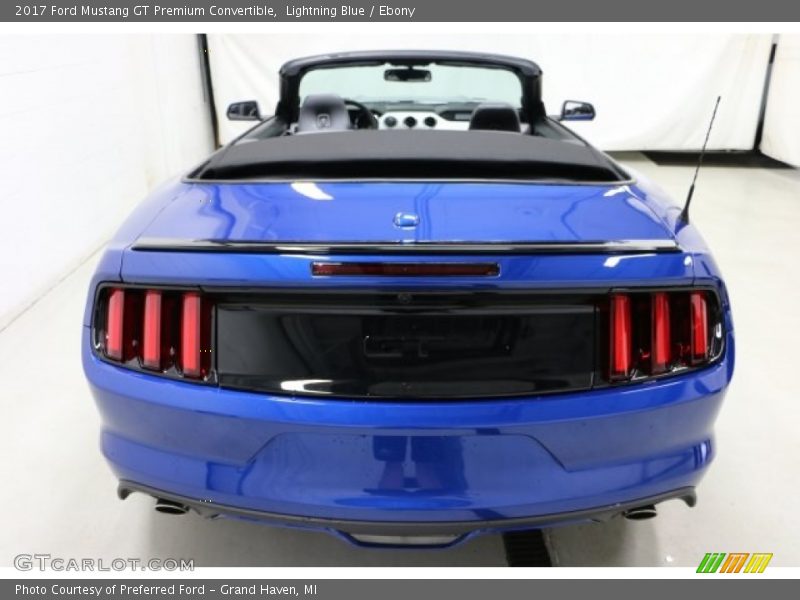 Lightning Blue / Ebony 2017 Ford Mustang GT Premium Convertible