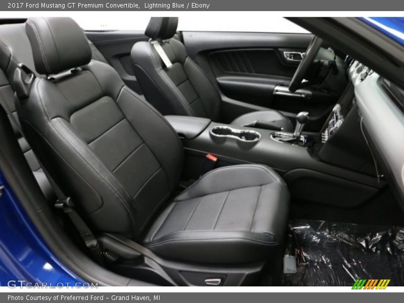 Front Seat of 2017 Mustang GT Premium Convertible