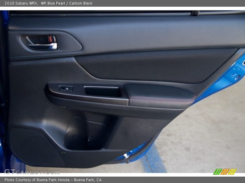 WR Blue Pearl / Carbon Black 2016 Subaru WRX