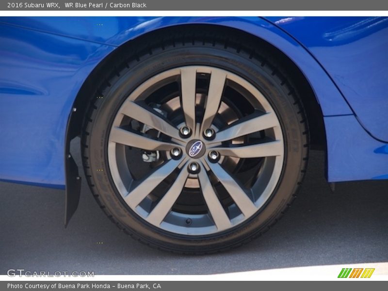 WR Blue Pearl / Carbon Black 2016 Subaru WRX