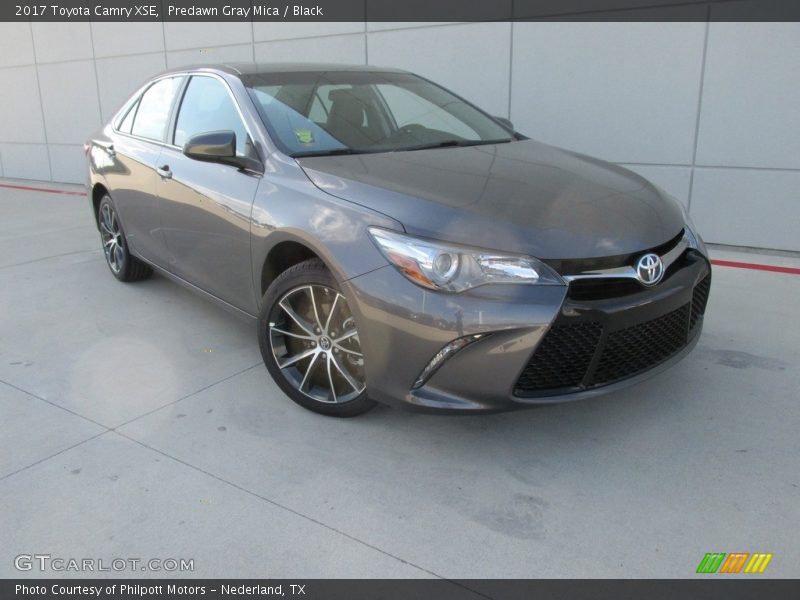 Predawn Gray Mica / Black 2017 Toyota Camry XSE
