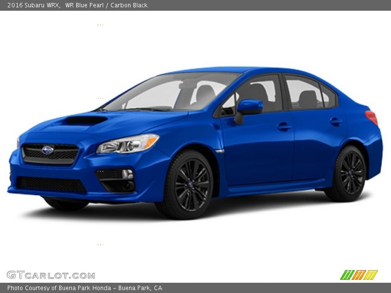 WR Blue Pearl / Carbon Black 2016 Subaru WRX