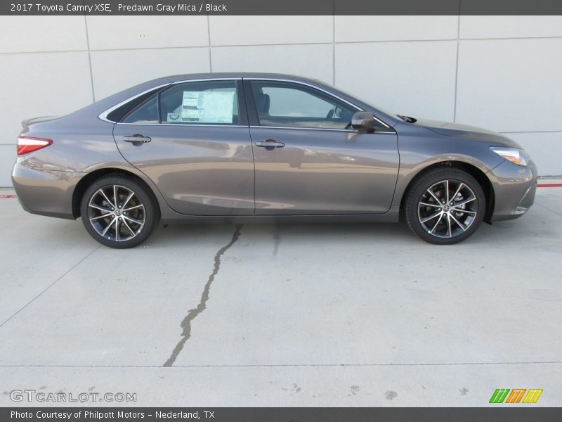 Predawn Gray Mica / Black 2017 Toyota Camry XSE