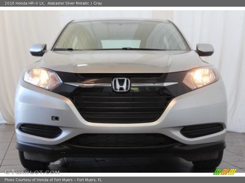 Alabaster Silver Metallic / Gray 2016 Honda HR-V LX