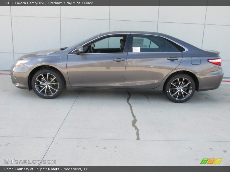 Predawn Gray Mica / Black 2017 Toyota Camry XSE