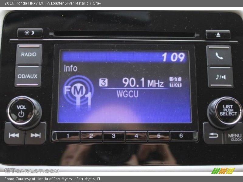 Alabaster Silver Metallic / Gray 2016 Honda HR-V LX