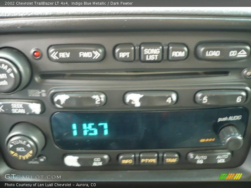 Indigo Blue Metallic / Dark Pewter 2002 Chevrolet TrailBlazer LT 4x4