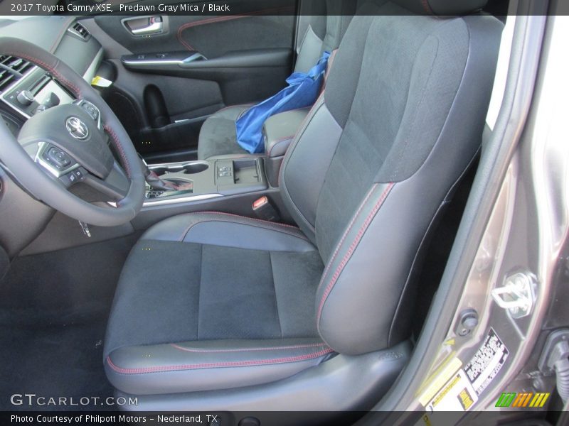 Predawn Gray Mica / Black 2017 Toyota Camry XSE