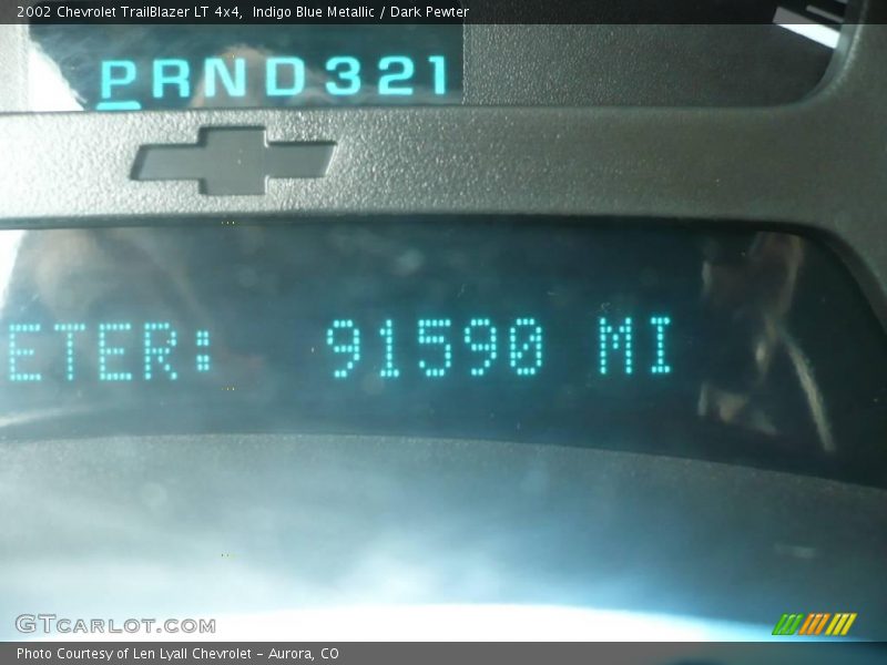 Indigo Blue Metallic / Dark Pewter 2002 Chevrolet TrailBlazer LT 4x4