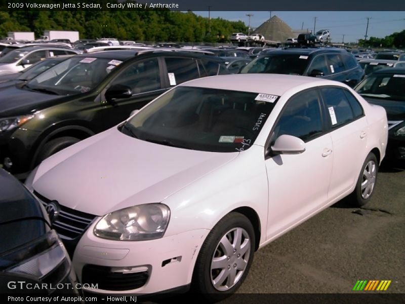 Candy White / Anthracite 2009 Volkswagen Jetta S Sedan