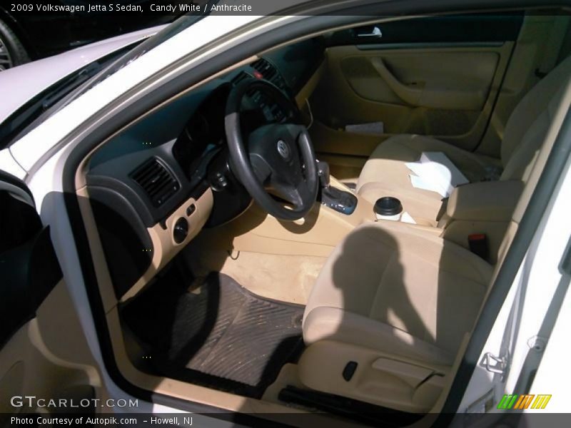 Candy White / Anthracite 2009 Volkswagen Jetta S Sedan