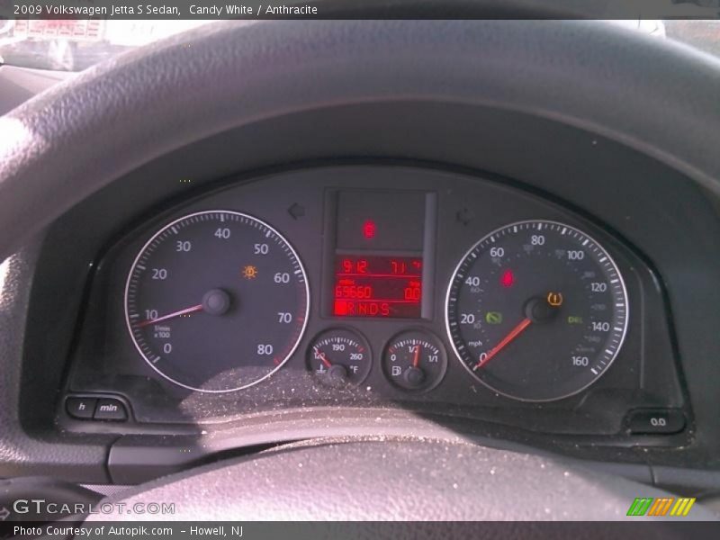 Candy White / Anthracite 2009 Volkswagen Jetta S Sedan