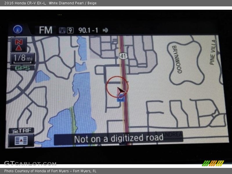 White Diamond Pearl / Beige 2016 Honda CR-V EX-L