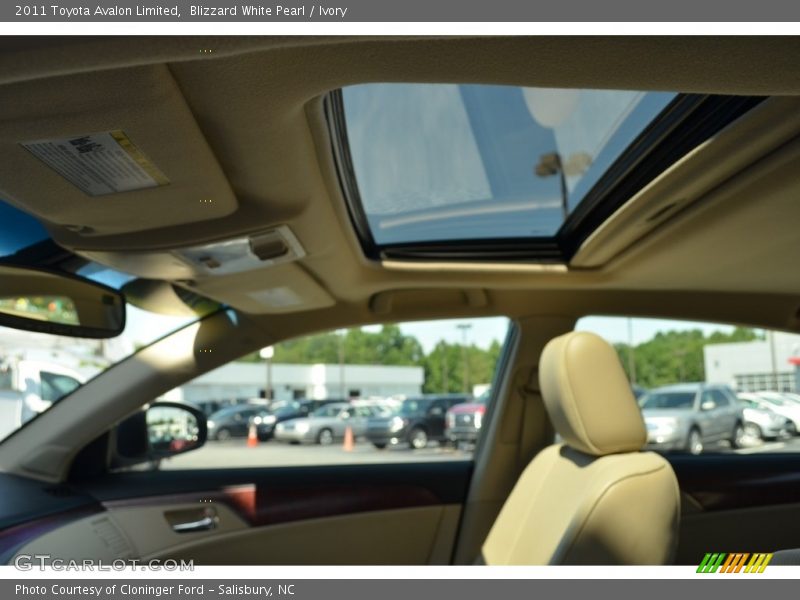 Blizzard White Pearl / Ivory 2011 Toyota Avalon Limited