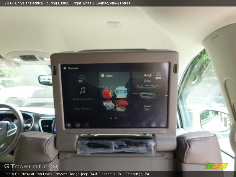 Bright White / Cognac/Alloy/Toffee 2017 Chrysler Pacifica Touring L Plus