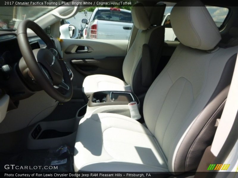 Bright White / Cognac/Alloy/Toffee 2017 Chrysler Pacifica Touring L Plus