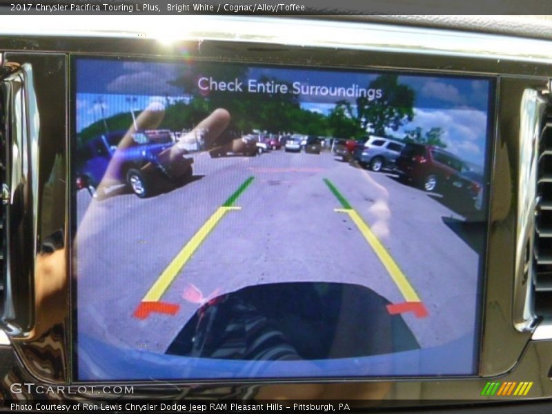 Bright White / Cognac/Alloy/Toffee 2017 Chrysler Pacifica Touring L Plus