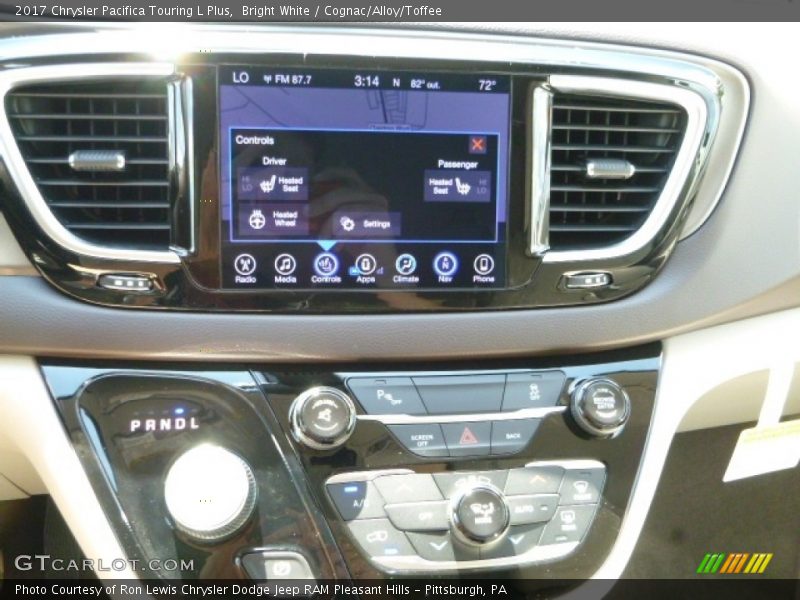 Bright White / Cognac/Alloy/Toffee 2017 Chrysler Pacifica Touring L Plus