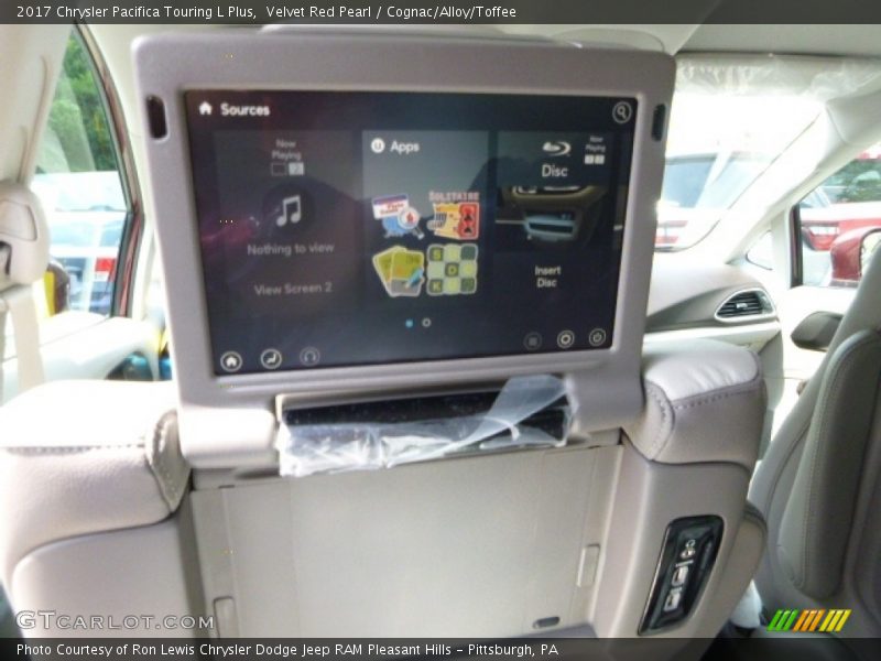 Velvet Red Pearl / Cognac/Alloy/Toffee 2017 Chrysler Pacifica Touring L Plus