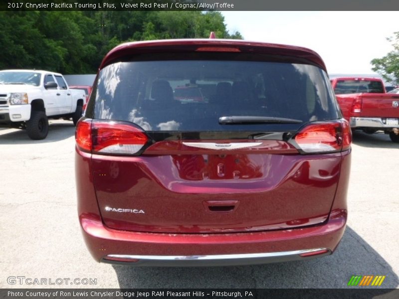 Velvet Red Pearl / Cognac/Alloy/Toffee 2017 Chrysler Pacifica Touring L Plus