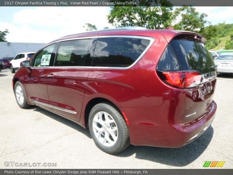 Velvet Red Pearl / Cognac/Alloy/Toffee 2017 Chrysler Pacifica Touring L Plus