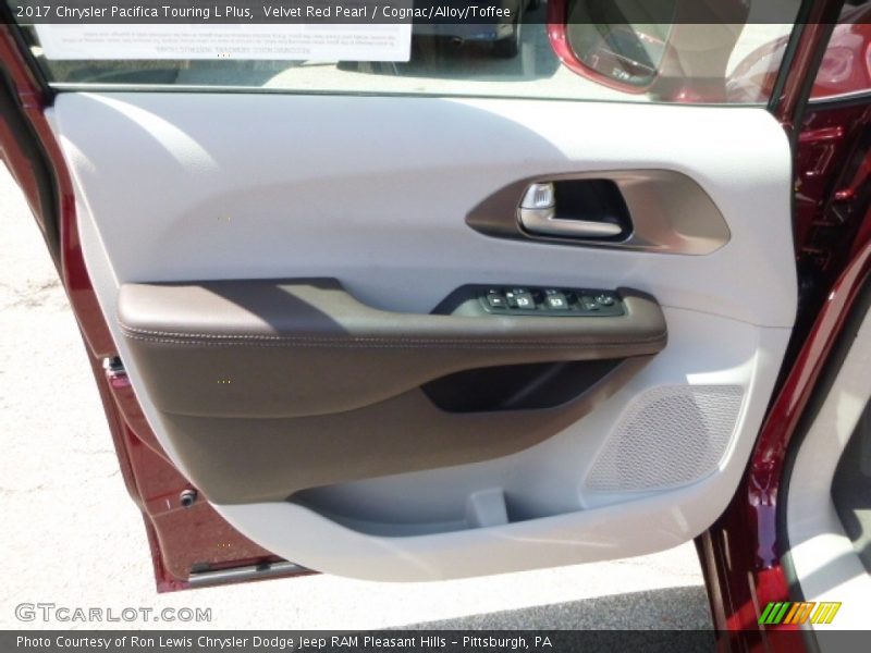 Velvet Red Pearl / Cognac/Alloy/Toffee 2017 Chrysler Pacifica Touring L Plus