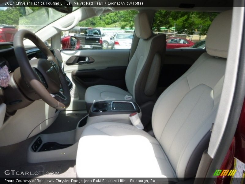 Velvet Red Pearl / Cognac/Alloy/Toffee 2017 Chrysler Pacifica Touring L Plus