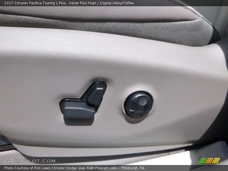 Velvet Red Pearl / Cognac/Alloy/Toffee 2017 Chrysler Pacifica Touring L Plus