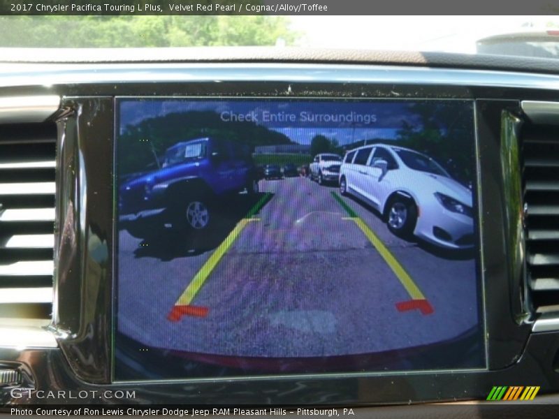 Velvet Red Pearl / Cognac/Alloy/Toffee 2017 Chrysler Pacifica Touring L Plus