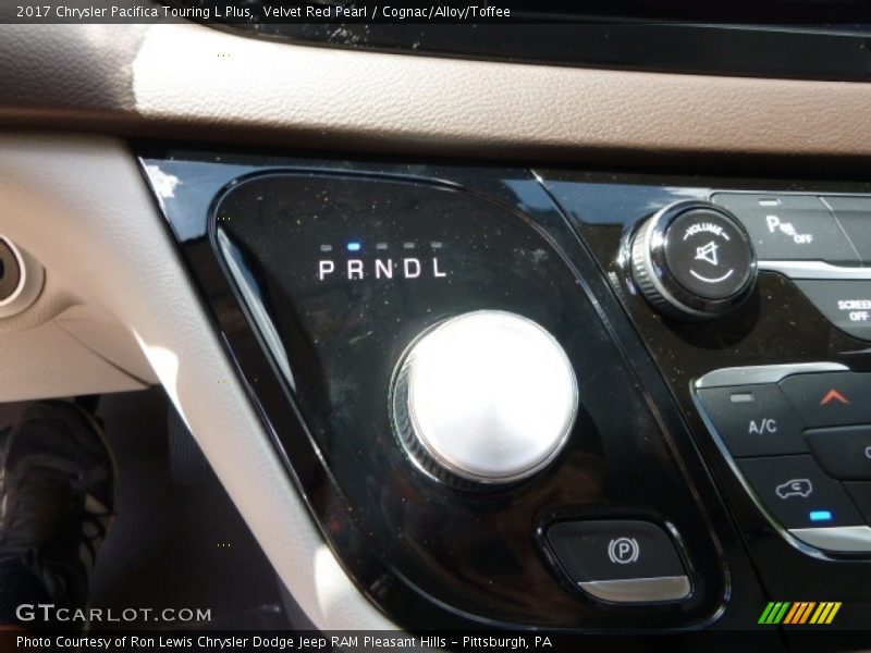 Velvet Red Pearl / Cognac/Alloy/Toffee 2017 Chrysler Pacifica Touring L Plus