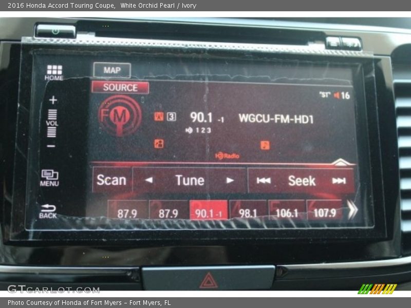 White Orchid Pearl / Ivory 2016 Honda Accord Touring Coupe