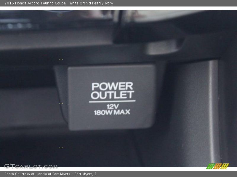 White Orchid Pearl / Ivory 2016 Honda Accord Touring Coupe