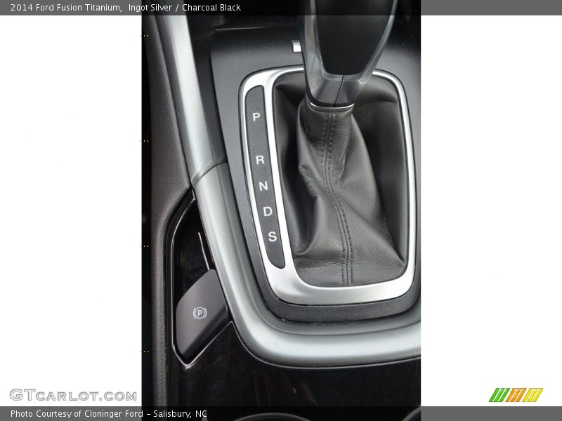 Ingot Silver / Charcoal Black 2014 Ford Fusion Titanium