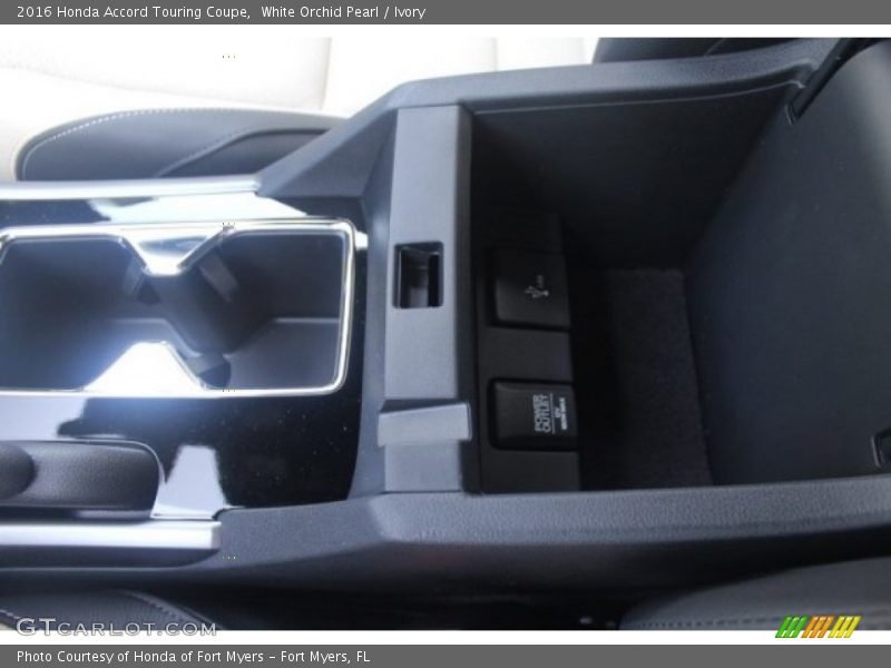 White Orchid Pearl / Ivory 2016 Honda Accord Touring Coupe
